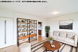 UR千葉ニュータウン高花 4階4LDKのリビング/ダイニング