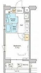 JR総武線 中野駅 徒歩5分の賃貸マンション 5階1Kの間取り