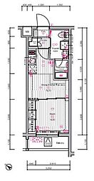 東京メトロ東西線 落合駅 徒歩7分の賃貸マンション 5階1DKの間取り