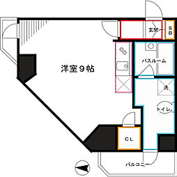 ダイナシティ西新宿 ワンルームの間取図画像