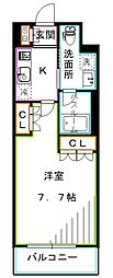 ARKMARK新宿下落合 1Kの間取図画像