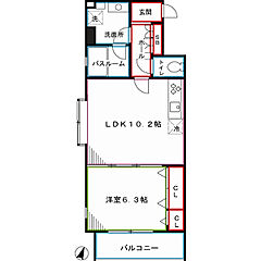 物件の間取り