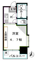 天空MURA ワンルームの間取図画像