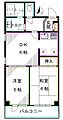 ヴィラサンヴェール西田3階13.5万円