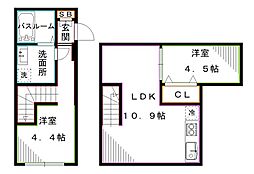 CONTELNAKANO 2LDKの間取図画像
