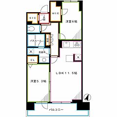 物件の間取り