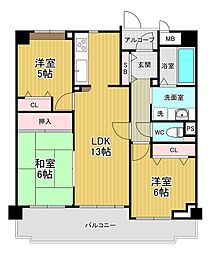 間取図画像 3LDK