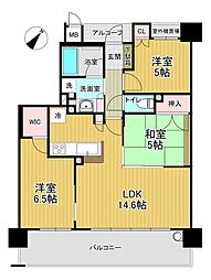 ブランズ浜大津 3LDKの間取図画像