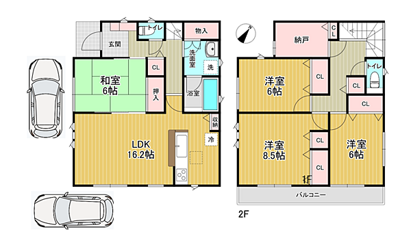 間取りを拡大表示