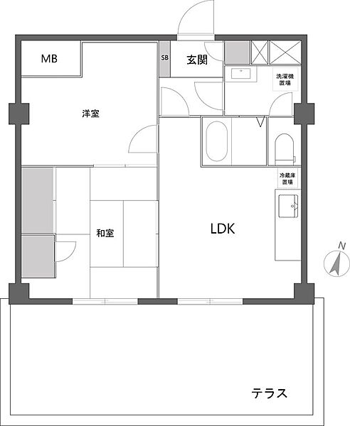 間取りを拡大表示