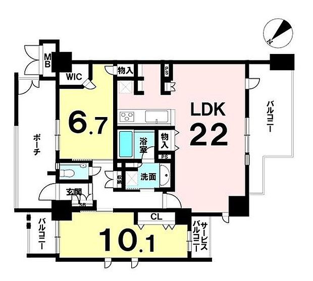 14階建て最上階！専有面積85.09m2・角部屋・LDK22帖・WIC！壺川駅徒歩10分！