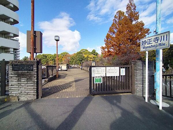 中野区立妙正寺川公園 徒歩11分。 830m
