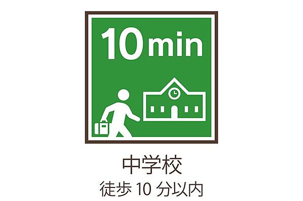 中学生になると部活動で朝が早く、帰りは遅くなるのが日常。徒歩10分以内なら、重い通学カバンや部活着を持っての移動負担を最小限に抑えられます。