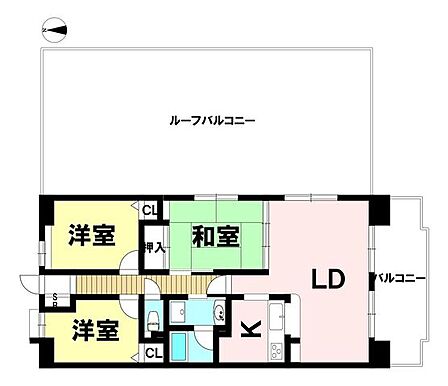 3LDK 間取り