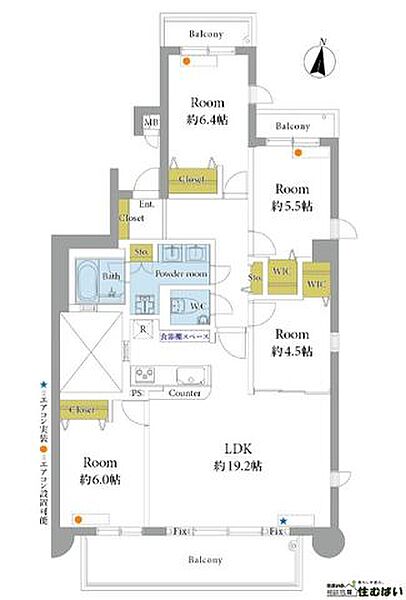 間取りを拡大表示