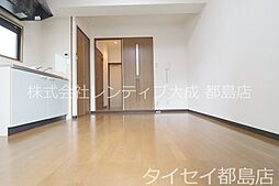 京阪本線 野江駅 徒歩2分の賃貸マンション 4階ワンルームのリビング/ダイニング