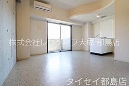 JR大阪環状線 桜ノ宮駅 徒歩5分の賃貸マンション 7階1LDKのリビング/ダイニング