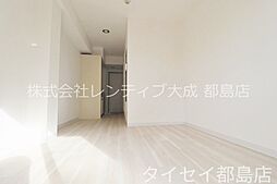 JR大阪環状線 桜ノ宮駅 徒歩5分の賃貸マンション 4階ワンルームのリビング/ダイニング