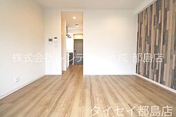 JR東西線 大阪城北詰駅 徒歩4分の賃貸マンション 5階ワンルームのリビング/ダイニング