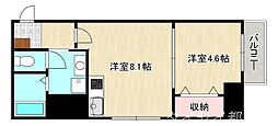 GLADSEKIME 1LDKの間取図画像