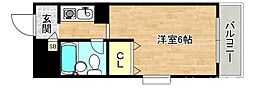 メゾンセシカ 1Kの間取図画像