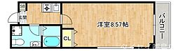 エステート大宮 1Kの間取図画像