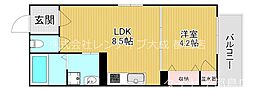 FaseciaTINO 1LDKの間取図画像