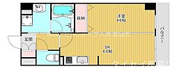 アドラブール・KIKI 1DKの間取図画像