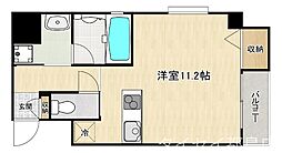 リジェール都島 ワンルームの間取図画像