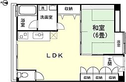 間取図画像 1LDK