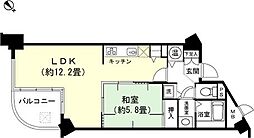 オーシャンビュー伊豆城ケ崎 1LDKの間取図画像