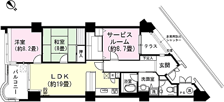 間取り：322000649395