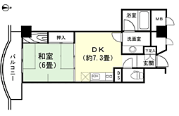 間取図画像 1DK
