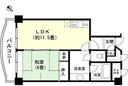 間取図画像 1LDK