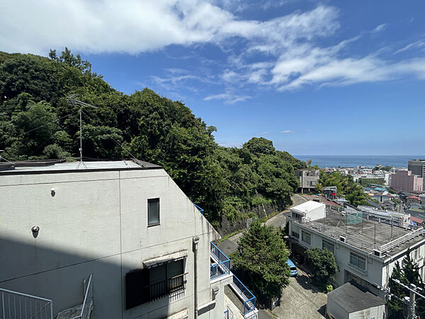 和室側バルコニーからの眺望