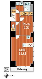 間取図画像 1LDK