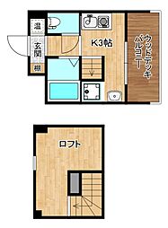 ステップ1 1Kの間取図画像