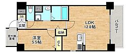 フェリオ 1LDKの間取図画像