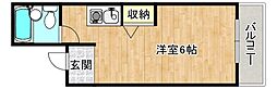プレミール北堀江 ワンルームの間取図画像