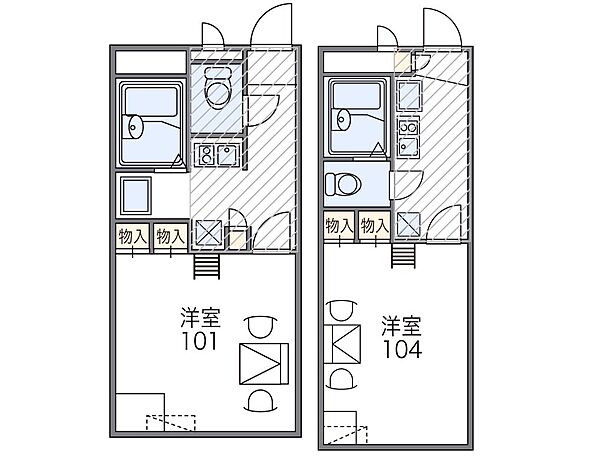 同じ建物の物件間取り写真 - ID:228037915626