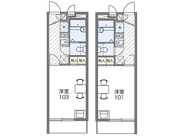 同じ建物の物件間取り写真 - ID:228039881423