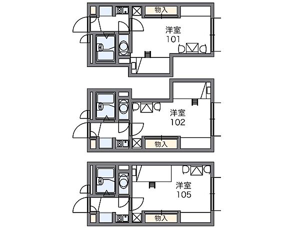 同じ建物の物件間取り写真 - ID:228041473843