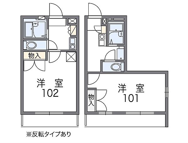 レオパレスＫＵＷＡＤＡ 210｜兵庫県姫路市書写(賃貸アパート1K・2階・23.18㎡)の写真 その2