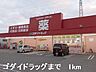周辺：ゴダイドラッグまで1000m