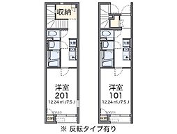 クレイノベルデュールII 2階