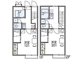 レオパレス藤原台 2階