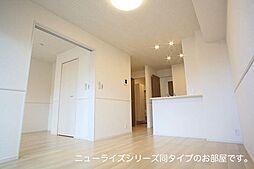 サニーフラット黒岡Ｂ棟 101 1階1LDKのリビング/ダイニング