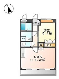 フラワーヒル 1階/-