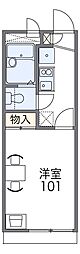 レオパレスモラ神屋 1Kの間取図画像