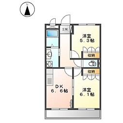 レインボーパレスII 2階